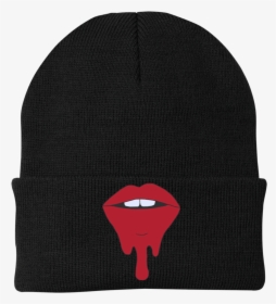 Transparent Dripping Lips Png - Beanie, Png Download, Transparent PNG