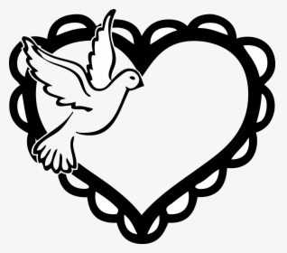 Dove Clipart Two Heart Free Collection - Clip Art, HD Png Download, Transparent PNG