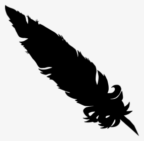 Feather Vector Image - Black Feather Transparent Background, HD Png Download, Transparent PNG