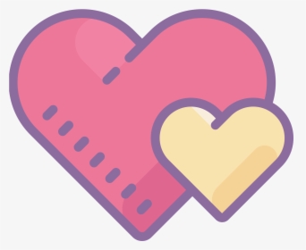 Two Hearts Icon - Portable Network Graphics, HD Png Download, Transparent PNG