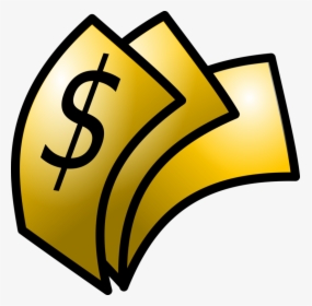 Symbol,brand,yellow - Money Clip Art, HD Png Download, Transparent PNG
