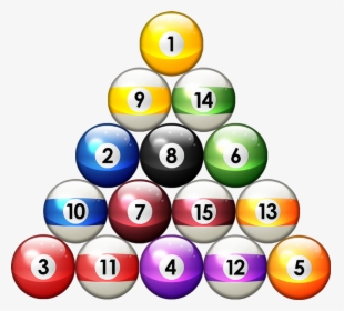 Picture Provided By Towne Billiards Inc - Set Up Billiards Balls, HD Png Download, Transparent PNG