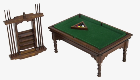 1 Inch Scale Miniature Pool Table - Billiard Table, HD Png Download, Transparent PNG