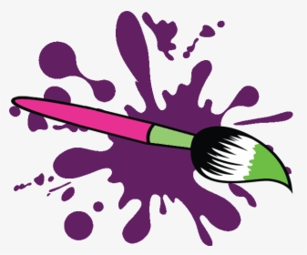 Paint Brush Clipart Paint Party - Pottery Painting Clip Art, HD Png Download, Transparent PNG