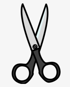 Scissors Cartoon Clip Art - Pair Of Scissors Clipart, HD Png Download, Transparent PNG