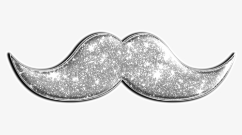 Silver Mustache Png, Transparent Png, Transparent PNG