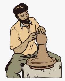 Paint Clipart Ceramic Painting - Pottery Animation, HD Png Download ,  Transparent Png Image - PNGitem