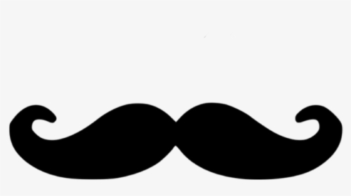 Handlebar Moustache Png - Mustache Silhouette, Transparent Png, Transparent PNG