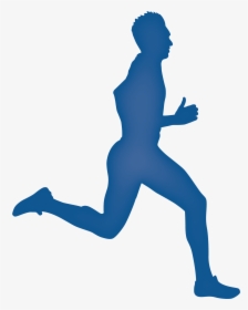 Running Silhouette Png - Runner Silhouettes, Transparent Png, Transparent PNG