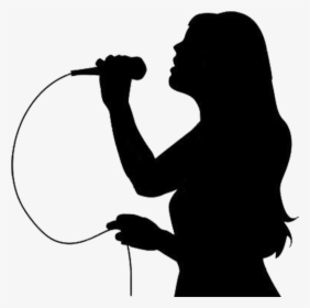 Transparent Singing Clip Art - Singing Silhouette, HD Png Download, Transparent PNG