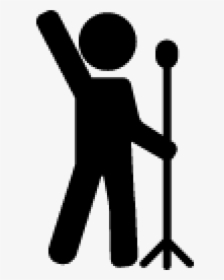 Microphone Portable Network Graphics Computer Icons - Man Icon With Microphone Png, Transparent Png, Transparent PNG