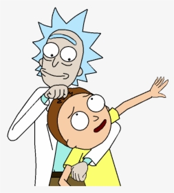 Rick And Morty - Rick And Morty Smiling, HD Png Download, Transparent PNG