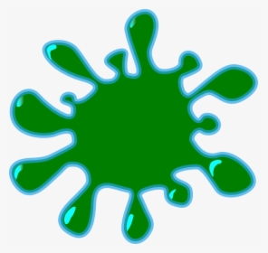 Green Clipart Paint Splash - Water Splash Clipart Png, Transparent Png, Transparent PNG