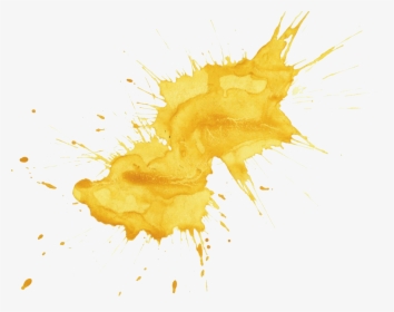 Paint Splatter Png Yellow - Yellow Stains Png, Transparent Png, Transparent PNG