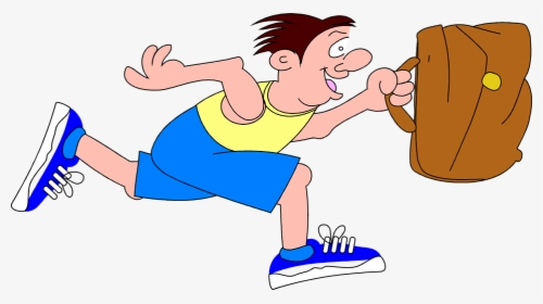 Clip Art Cartoon Jogging - Running Cartoon Guy Png, Transparent Png, Transparent PNG