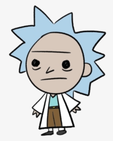 Rick And Morty - Chibi Rick And Morty, HD Png Download, Transparent PNG