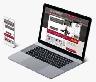 Macbook Mockup Iphone Png Transparent - Mock Up Laptop En Iphone, Png Download, Transparent PNG