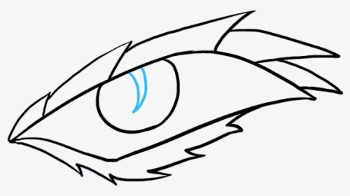 Line Art,eye,coloring Book,line,drawing,sketch - Drawing Easy Dragon Eye, HD Png Download, Transparent PNG