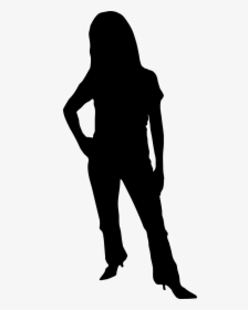 Clipart Silhouette No Background - Teen Girl Silhouette Clipart, HD Png Download, Transparent PNG