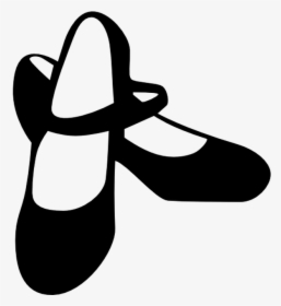 Ballet Shoe Pointe Shoe Dance - Clipart Black And White Ballet Shoes ...