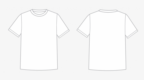 white shirt png front and back