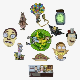 Rick And Morty , Png Download - Rick And Morty Enamel Pin, Transparent Png, Transparent PNG