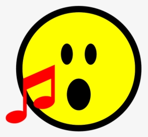Emoji Transparent Free Illustration Emoji Sing Singing - Singing Emoji Transparent, HD Png Download, Transparent PNG