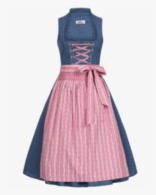 Blue And Pink Dirndl Dress - Dirndln Png, Transparent Png, Transparent PNG