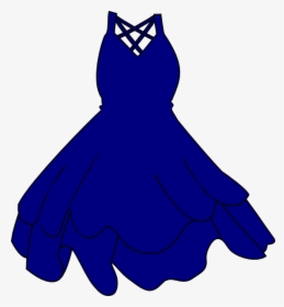 Blue Dress Clipart, HD Png Download, Transparent PNG