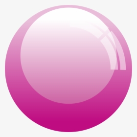 Bubble Clip Art - Pink Bubble Clipart, HD Png Download, Transparent PNG