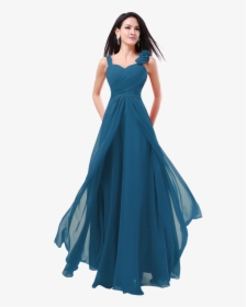 New Formal Long Evening Ball Gown Party Prom Bridesmaid - Ball Gown, HD Png Download, Transparent PNG