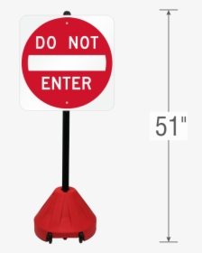 Signage,sign,traffic Sign,stop Sign,street Sign - Do Not Enter Sign On A Pole, HD Png Download, Transparent PNG