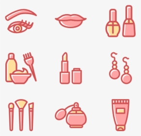 Women And Beauty Set - Beauty Icon Free Png, Transparent Png, Transparent PNG
