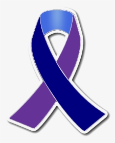 Purple Awareness Ribbon Png Free Download - Emblem, Transparent Png, Transparent PNG