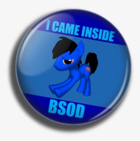 Icame Inside Bsod Blue - Badge, HD Png Download, Transparent PNG