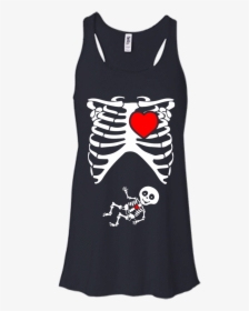 Halloween Funny Sexy Pregnant Xray Skeleton Baby Shirt, - Baby Skeleton Pregnant Svg, HD Png Download, Transparent PNG
