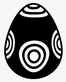 Easter Egg Design Of Concentric Circles Pattern - Design, HD Png Download, Transparent PNG