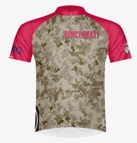 Cincinnati Reds Men S Sport Cut Cycling Jersey - Polo Shirt, HD Png Download, Transparent PNG