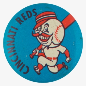 Cincinnati Reds Sports Button Museum - Cartoon, HD Png Download, Transparent PNG