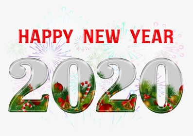 Happy New Year 2020 Png Clipart - Graphic Design, Transparent Png, Transparent PNG