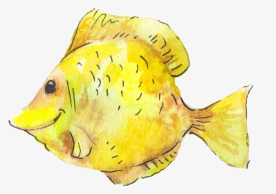 Yellow Small Fish Png Transparent, Png Download, Transparent PNG