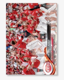 2018 Topps Baseball Series 2 Cincinnati Reds Base Poster - Cincinnati Reds, HD Png Download, Transparent PNG