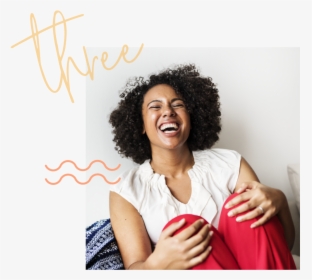 Three-dgaw - Woman Laughing, HD Png Download, Transparent PNG