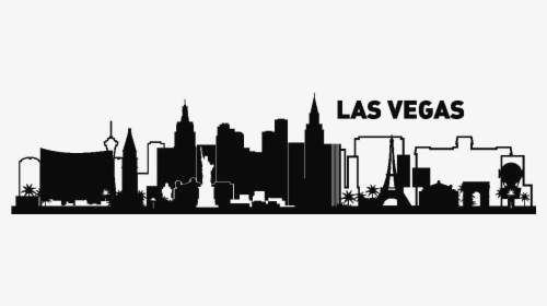 Transparent Las Vegas Skyline Clipart - Silhouette Transparent Las Vegas Skyline, HD Png Download, Transparent PNG
