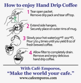 Colombian Hand Drip Coffee, HD Png Download, Transparent PNG