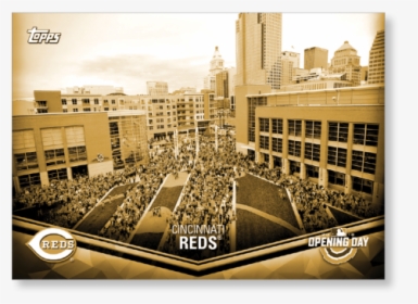 Cincinnati Reds 2018 Topps Opening Day Baseball Opening - Skyline, HD Png Download, Transparent PNG