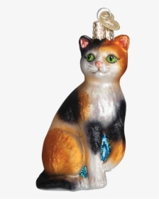 Christmas Ornament Cat Calico, HD Png Download, Transparent PNG