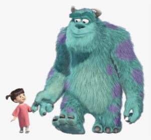 Sulley And Boo Hand In Hand - James P Sullivan And Boo, HD Png Download, Transparent PNG