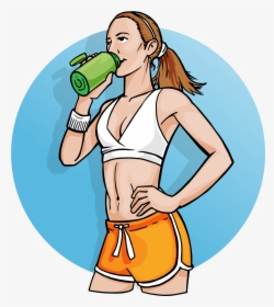 Gym Girl Png - Gym Girl Clipart Png, Transparent Png, Transparent PNG