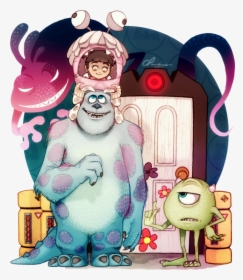 Disney, Boo, And Monsters Inc Image - Monster E Co Fan Art, HD Png Download, Transparent PNG